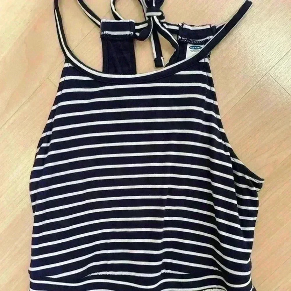 Lot Of 3 Womens Summer Dresses Size Small Old Navy: Maxi Stripe/White/Denim - Picture 4 of 15
